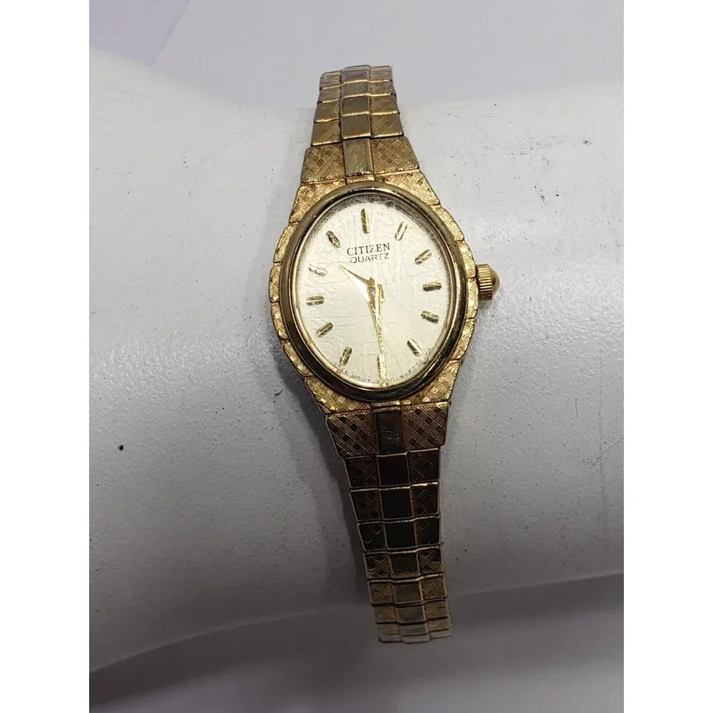 Citizen Quartz Women’s Watch – Stainless Steel 350365 Gold Tone Pre Owned